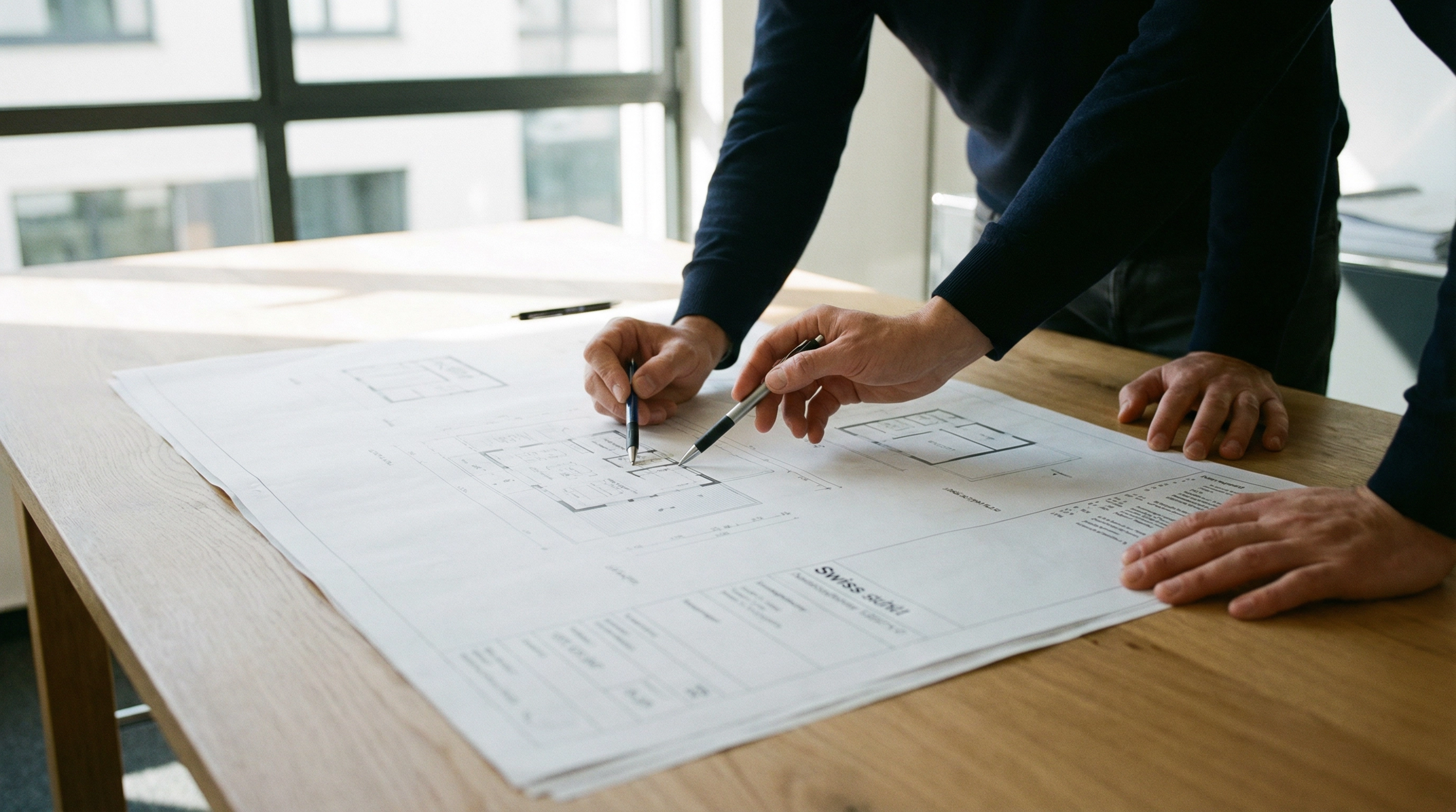 Investors analyzing deal